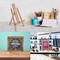 11" Small Tabletop Display Easel - Beechwood Artist A-Frame Display Stand, Wooden Easel for Painting, Canvas Stand, (Pack of 12) Classrooms Events Photo Picture Sign Holder